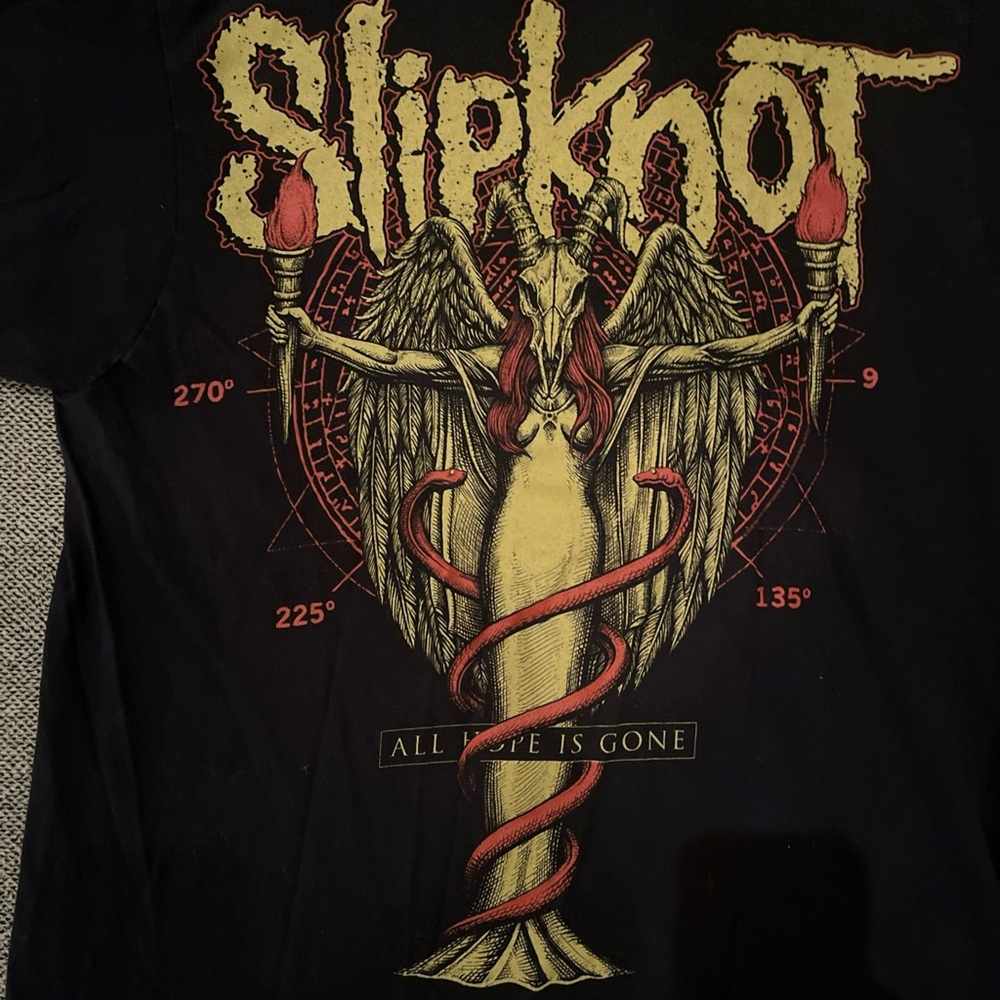 Slipknot All Hope Is Gone Short Sleeve T Shirt Black Men’s Size Large - Picture 2 of 4